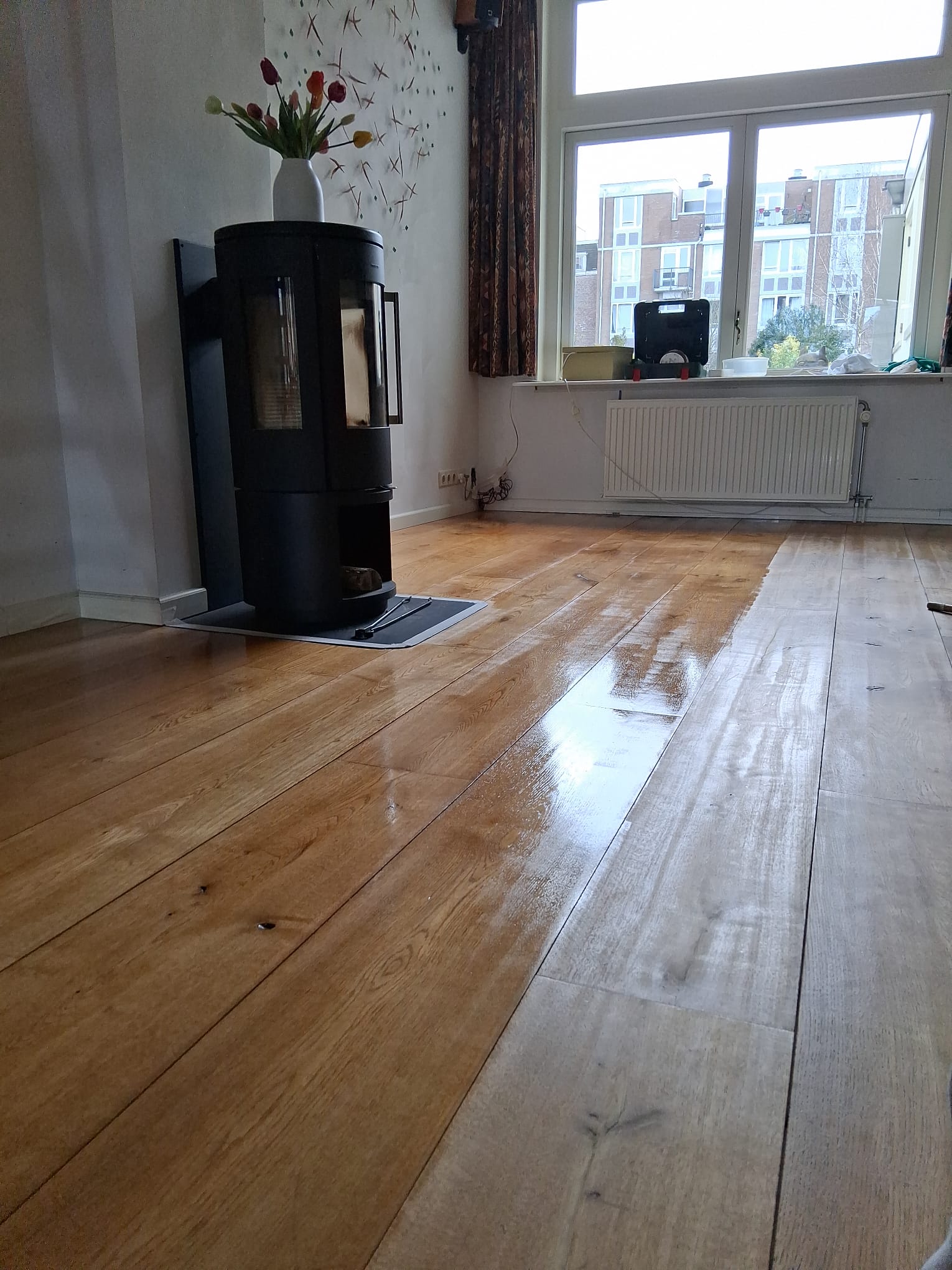 Olie of hardwax aanbrengen